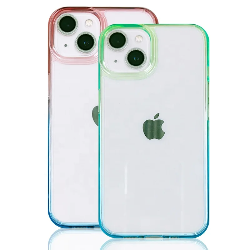 Top Cheap Shockproof TPU Gradient Mobile Cell Phone Case Cover For iPhone 13 14 Pro Max Phone Case For iPhone Case