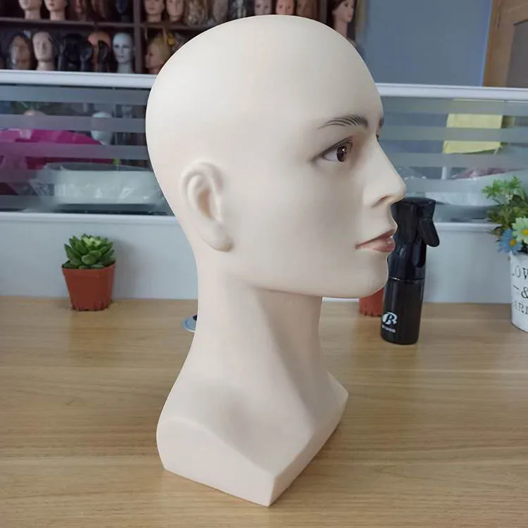 Hot New Products Promotion Realistic Man Mannequin Head
