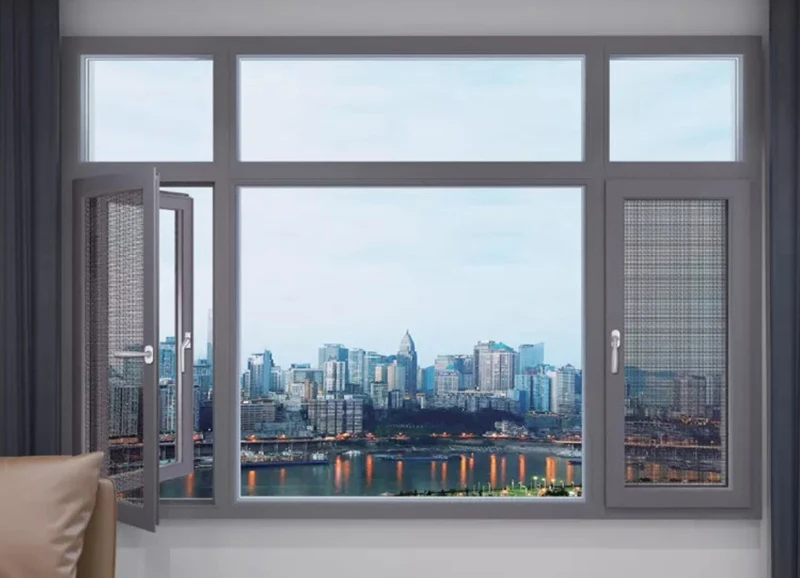 Burglar Proofing for Residential Aluminium Window System windows Soundproof Heat Proof