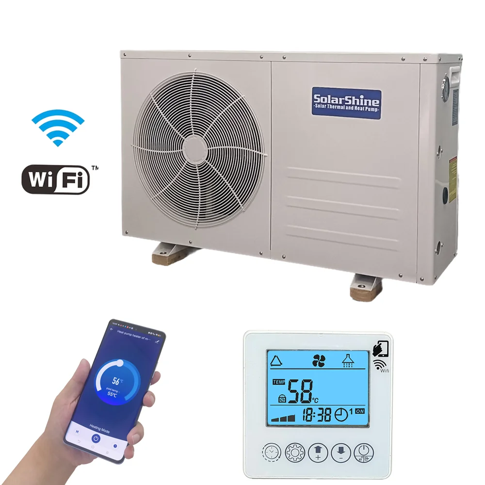 Solarshine отдельно стоящая Простая установка EVI воздушный Источник теплового насоса рекуперации тепла