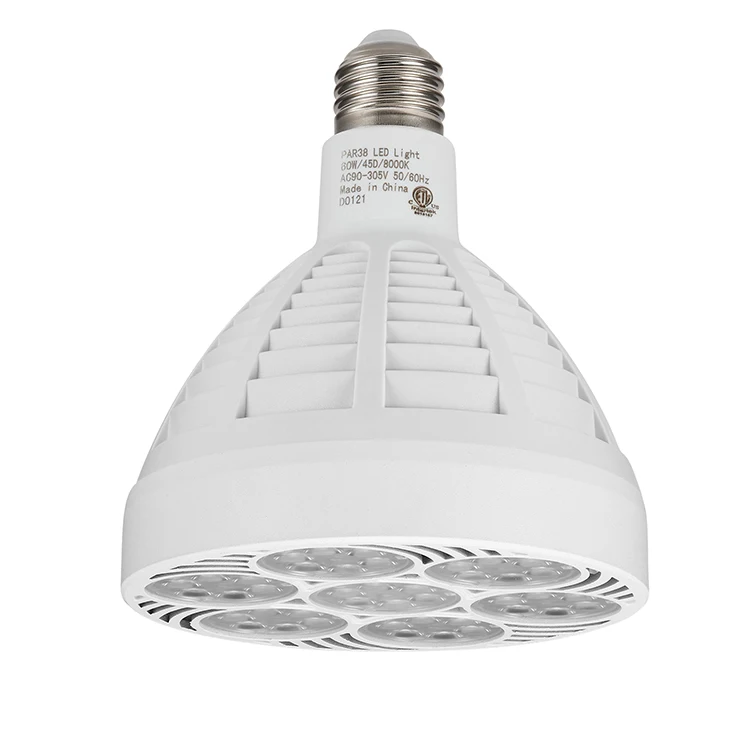 10 Years Golden Supplier US Market ETL New Design 6&7 Group 6500K 8000K 10000K AC120V LED PAR38 60W 65W Jewelry Light