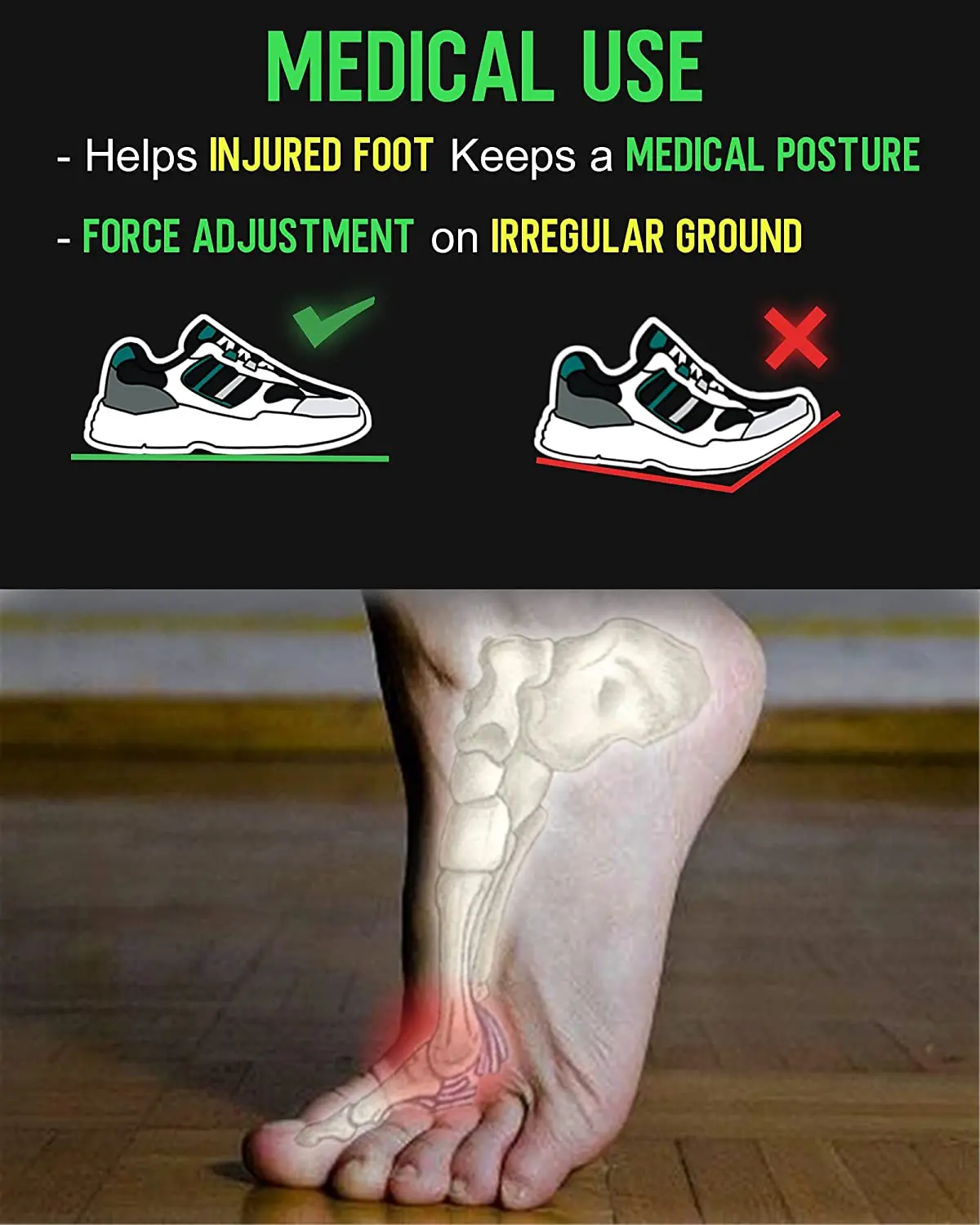 pd-03 arch orthotic support carbon fiber insoles unisex shock absorbing active carbon insoles