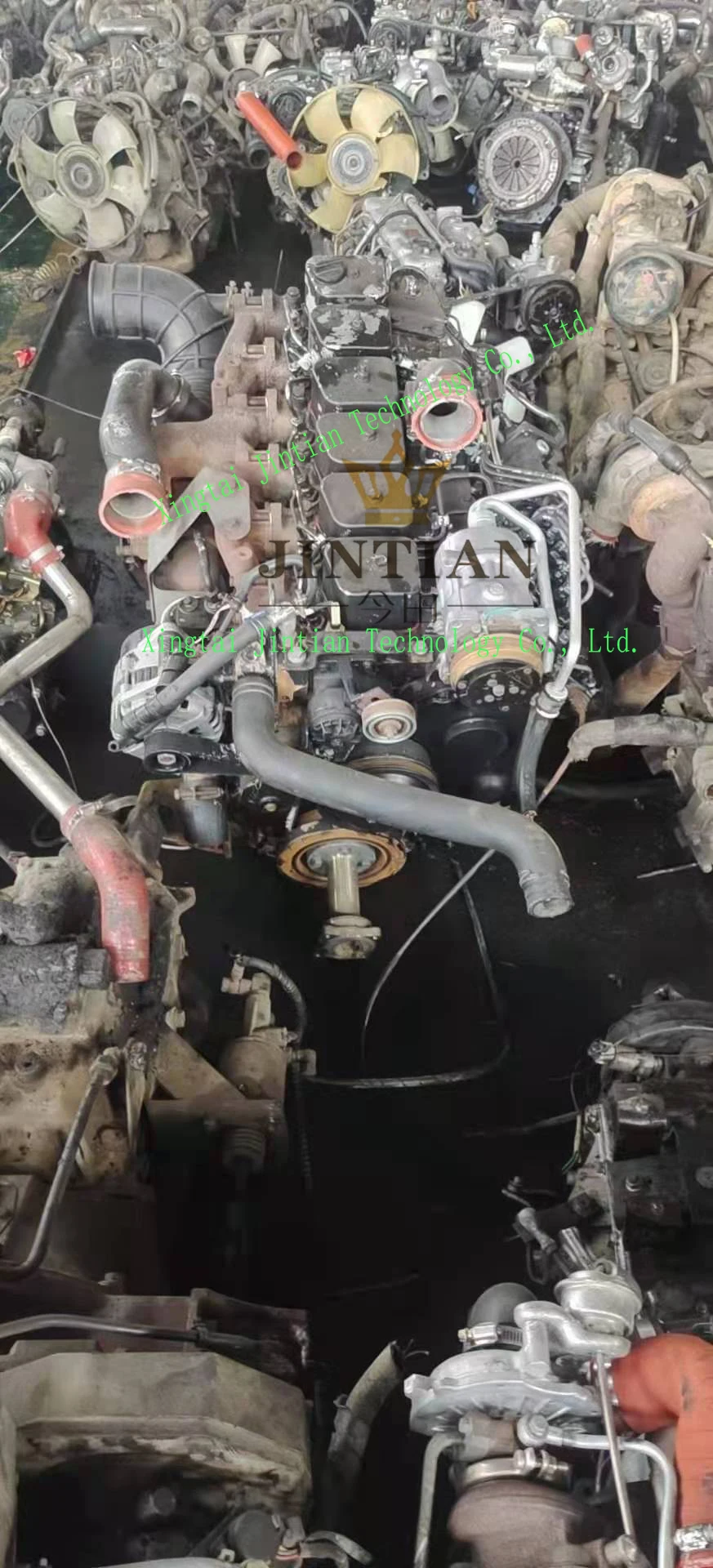 Original Used Engine 6BT 210HP