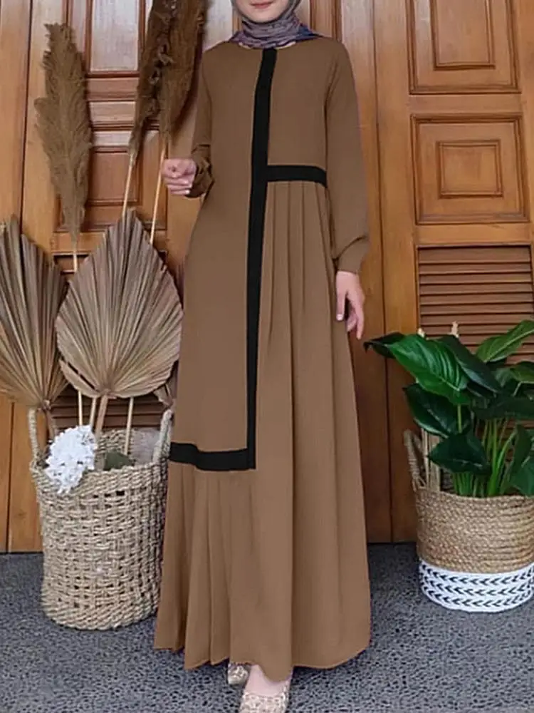 Solid color Dubai Abaya Open  Abaya Muslim Full Dress High Quality Customized  Abaya dress
