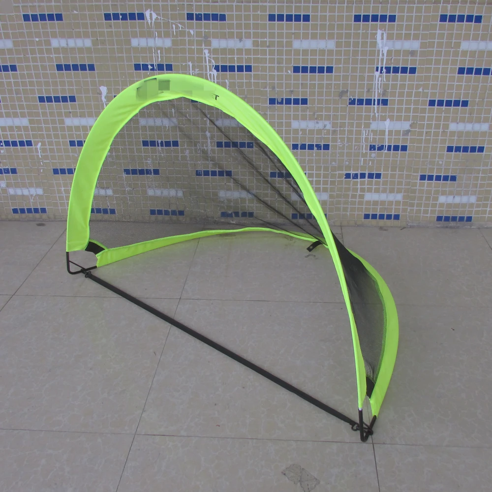 portable foldable pop up fiberglass soccer football goal
