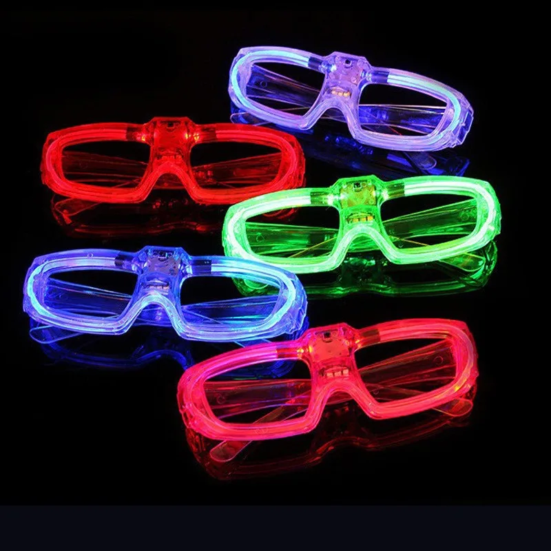 Hot Sale PVC Luminous Club Concert Party LED Flash Flashing Glasses Light Up Glasses