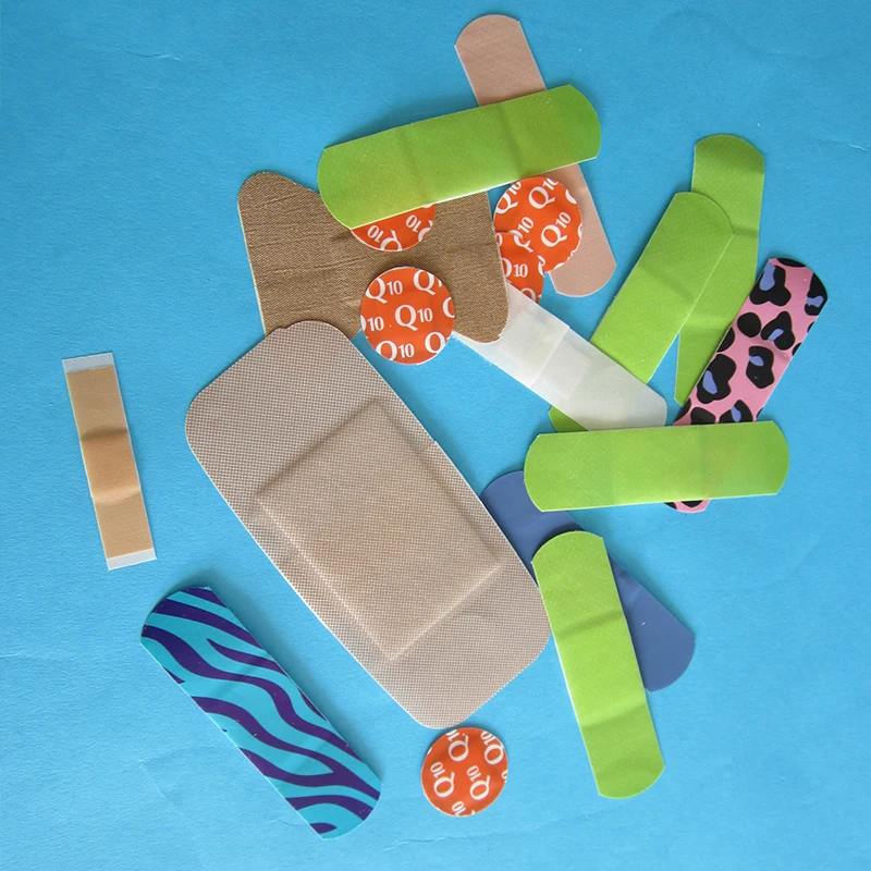 Colorful style elastic fabric hot sale waterproof cartoon wound plaster adhesive