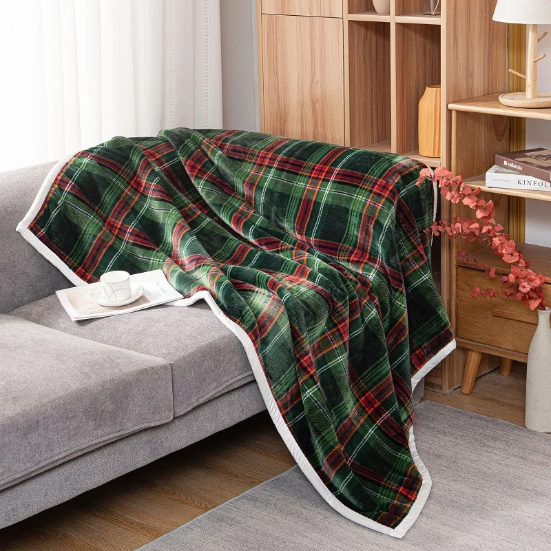 Double Layer Coral Fleece Sherpa Blanket for Winter Soft Warm Wholesale Blanket