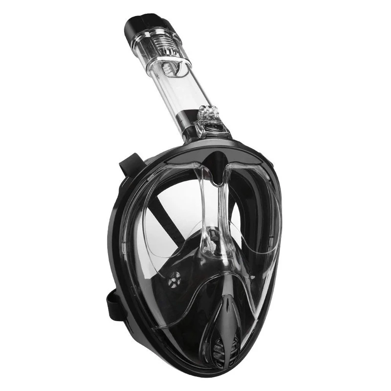 Wild Outfitters Seaview 180 Full Face Snorkel Natural Breathing Tube  Full Face Snorkel Mask