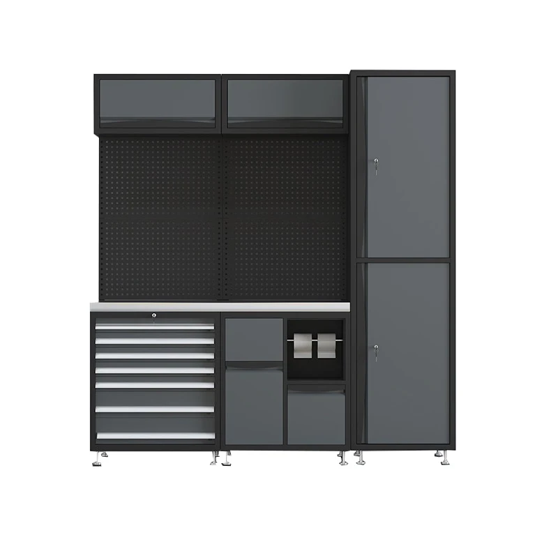 Durable Steel Cabinets Garage Workbench Design Tool Storage Cabinet Drawer Heavy Duty Tool Chest System Metal