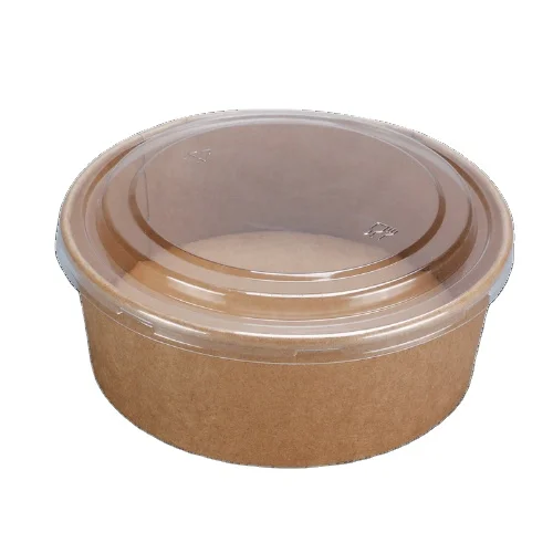 1300ml Paper Take Out Containers Kraft Lunch Meal Food Boxes Disposable Storage to Go Packaging