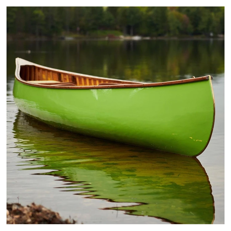 13 ft with Ribs fishing boat raw  wooden Painted canoe/kayak