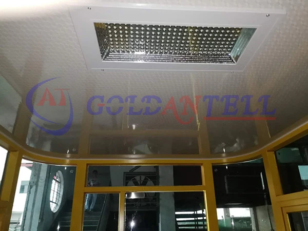 Fashionable design special model modern guard house with tall custom size