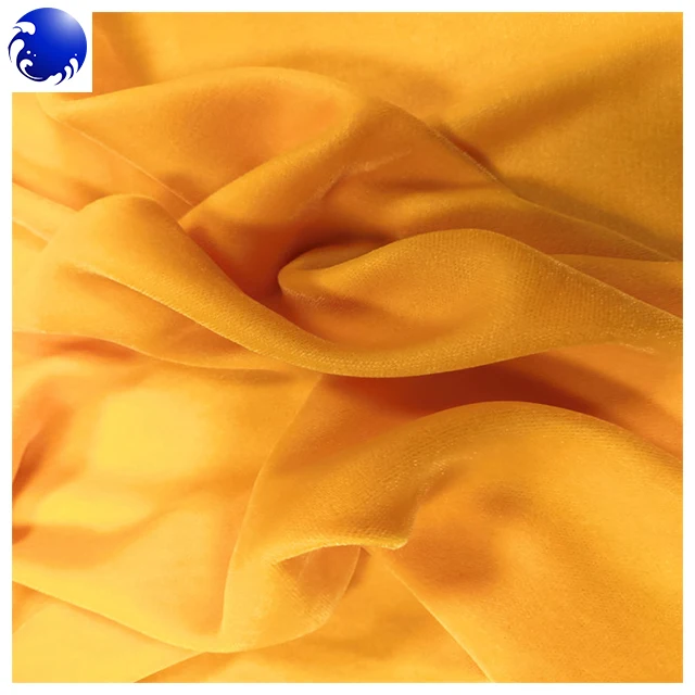 China textile factory no elasticity micro velvet fabric 9000 for clothing
