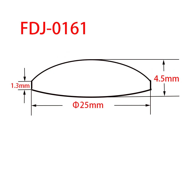 China Yiwu Department Store Diameter 25mm Acrylic Lens Accessories Optical Lenticular Lens Plastic Sheet