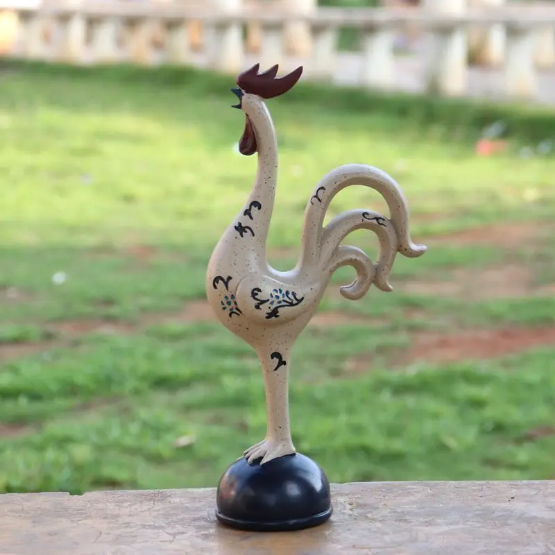 Wedding decoration & gift animal cat dog rooster goose TV shelf table top animal lover resin craft