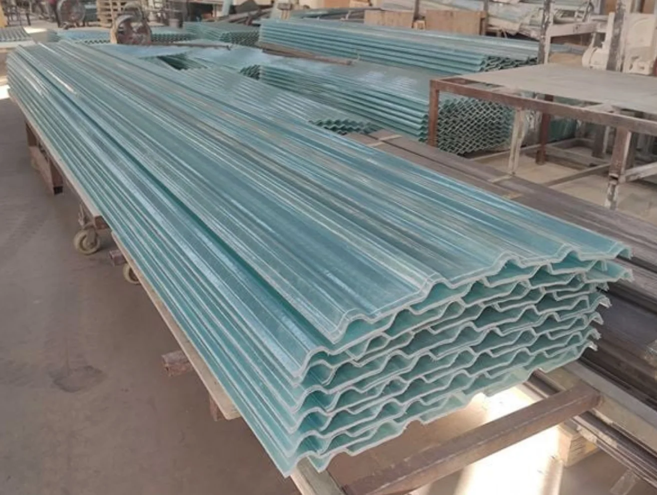 4*8 Fiberglass composite wall panel roll fiberglass corrugated 1.5mm 2mm FRP sheet for skylight roofing