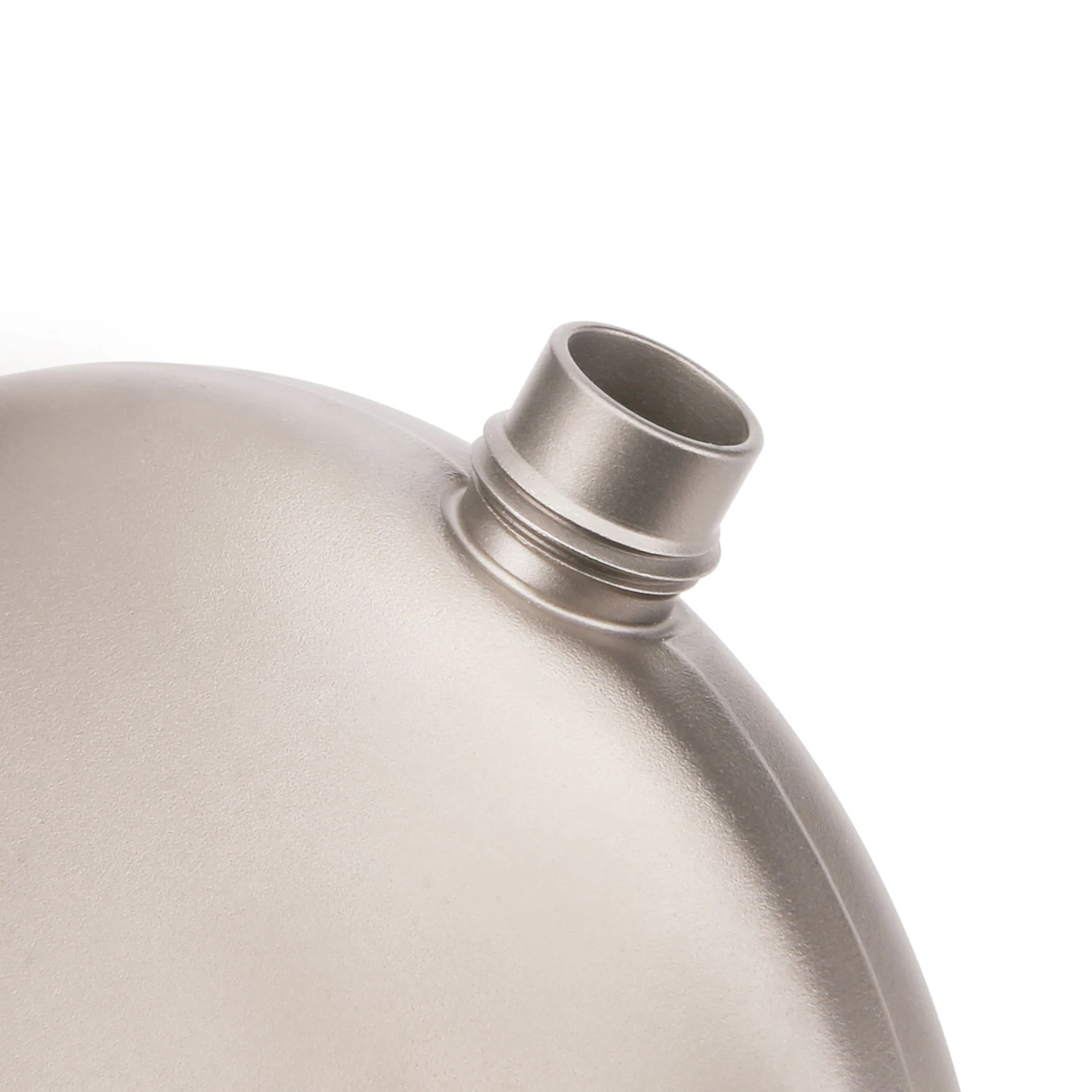 Customized Logo Titanium Wine Flask Lightweight Portable Titanium Mini Wine Bottle Titanium Cookware Flagon