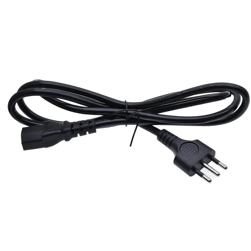 Italy to C13 Power Cable Type-L Round 3 Pins Power Cord Full Copper 1.5M 3*0.75mm square For PDU UPS Computer Laptop TV Host