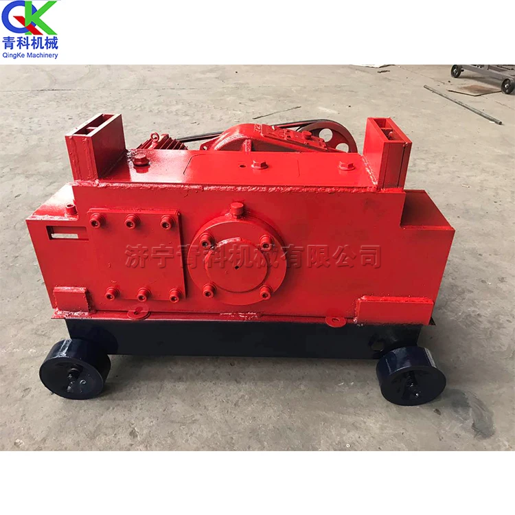 Iron wire straightening and cutting machine Waste steel bar cutting machine Rebar cutting machine