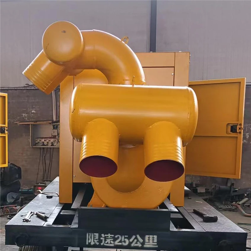 Irrigation System 8 Inch Two Wheel Trailer Mounted Diesel Engine Non Clog Self Priming Centrifugal Electric Water Pump