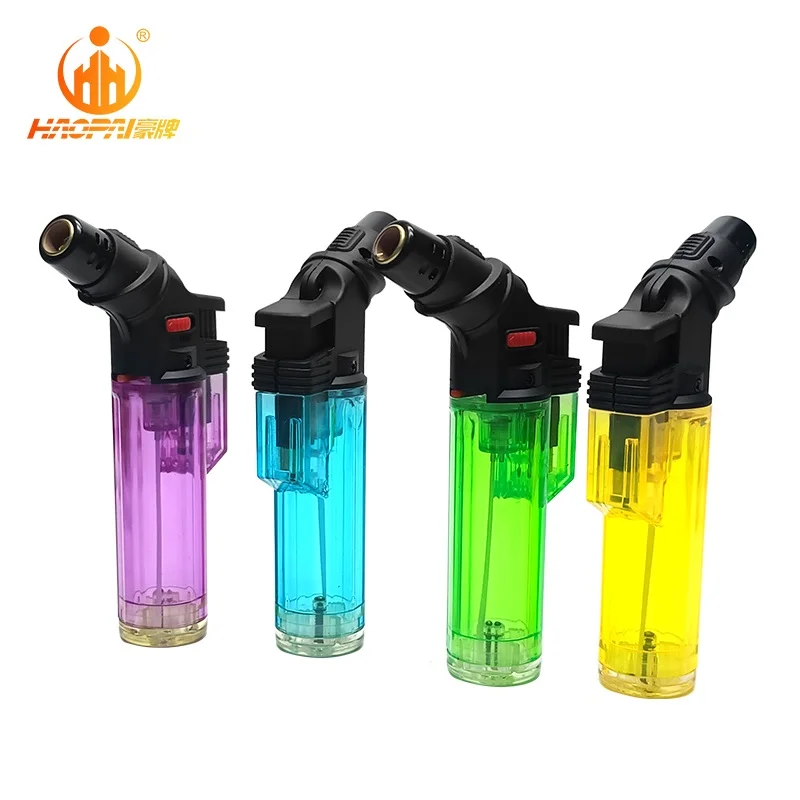 HP-K302 Middle and mini size Torch gas lighter Refillable Cakmak Butane Gas Electronic Lighter
