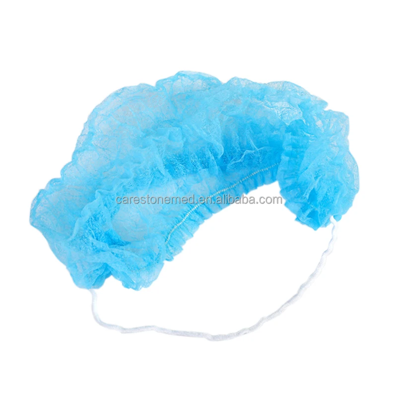 ISO13485 Food safe disposable machine made beard mask PP non woven beard covers with head elastic