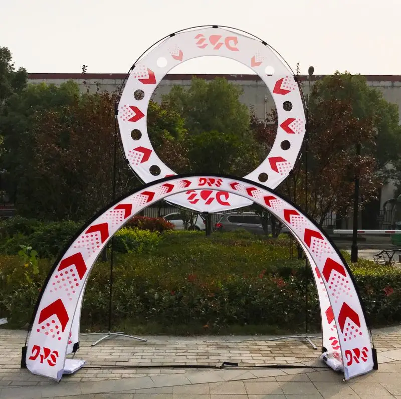 Display Air Arch Ski Race Gate Short Banner Advertising Decoration