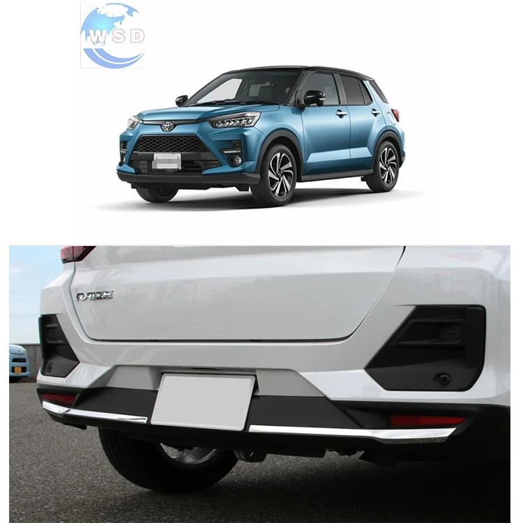 Хромированная накладка на задний бампер из АБС-пластика для Toyota Raize внешние аксессуары автомобиля