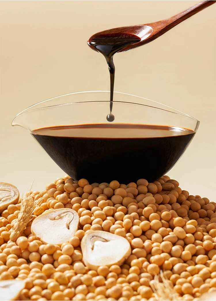 1.75l Dark soy sauce wholesale Chinese Haday Non-GMO soybeans fermented Halal excellent signature dark soy sauce