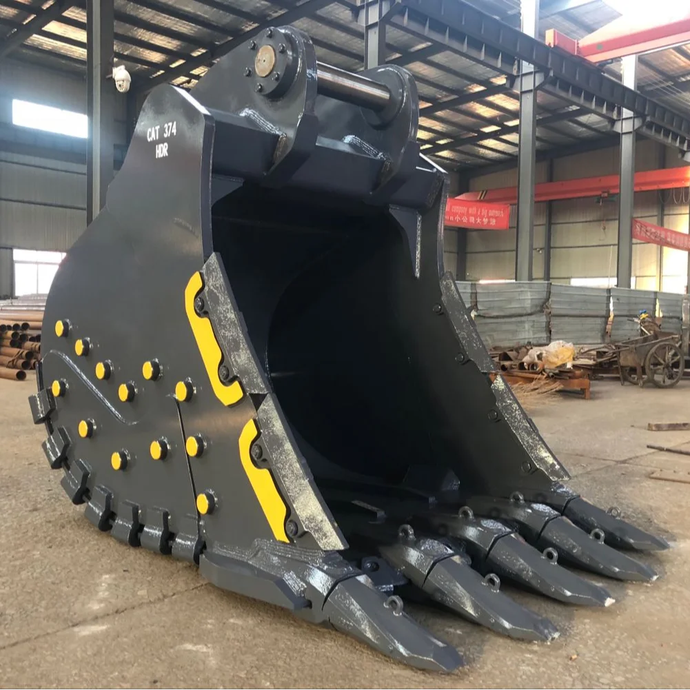 OEM 50T Severe Duty Ore Rock  Bucket for Mining Mountain