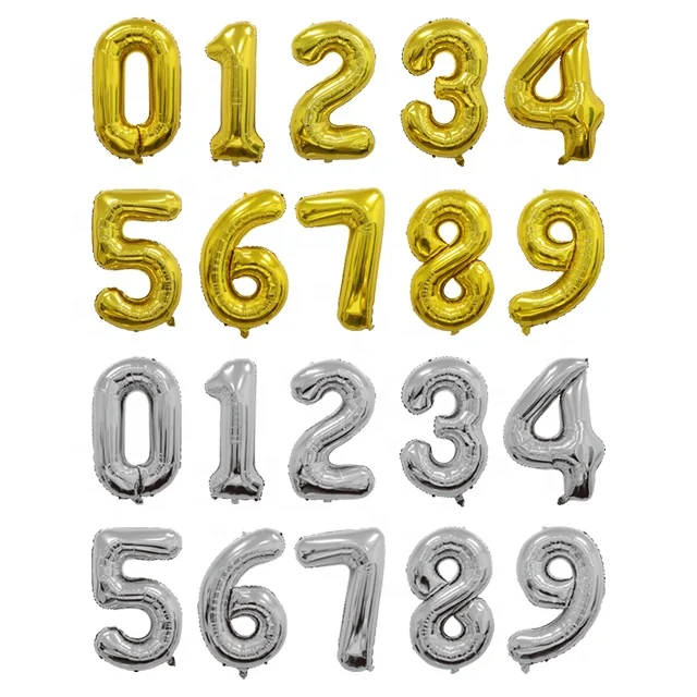 New 2023 number air balloons products manufacturers china birthday new year decorations balloon