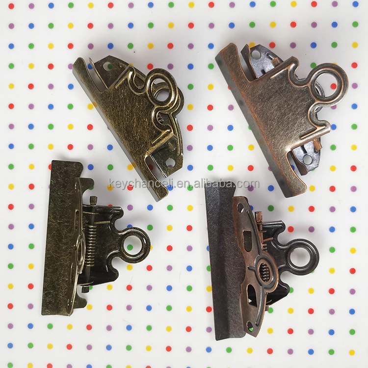best selling 78mm antique brass bronze rusty bronze file fastener metal butterfly a5 clipboard clip for menus wooden board