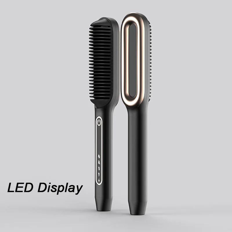 Professional Hair Straightener Hair Straightener And Curler 2 In 1 Hair Straightener Comb