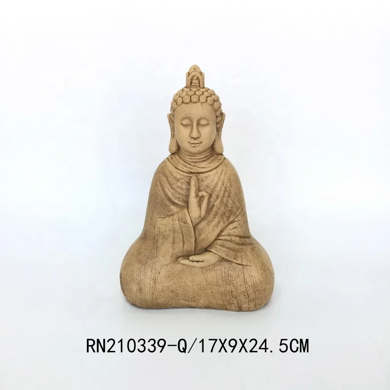 custom resin molds buddhism figurine  home decor meditation wood buddha statues