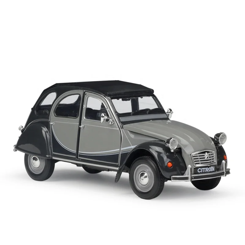 WELLY 1/24  CITROEN 2CV 6 Charleston Alloy Car Model  Collection Decoration Diecast Toy Vehicles