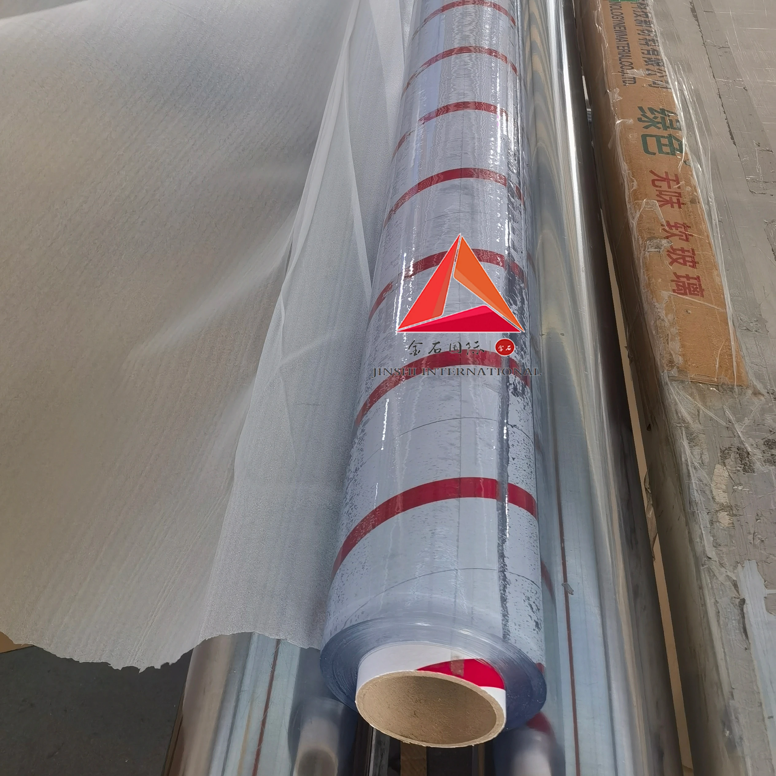 Jinshi 50-500 микрон мягкий ПВХ гибкий пластиковый лист/прозрачная пленка