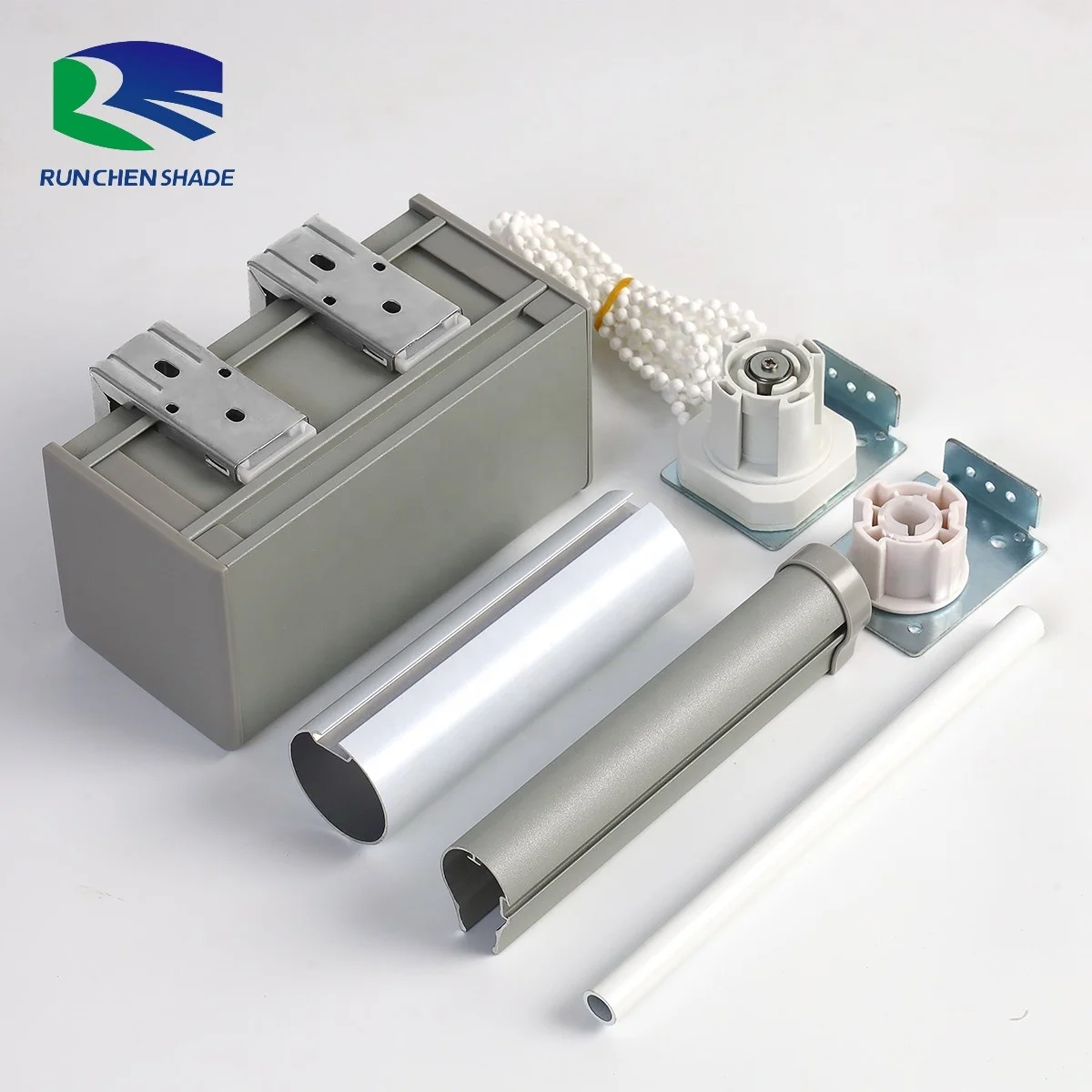 Anodized Aluminum Curtain Rail Profiles Bottom Rails Series for Roller Blinds