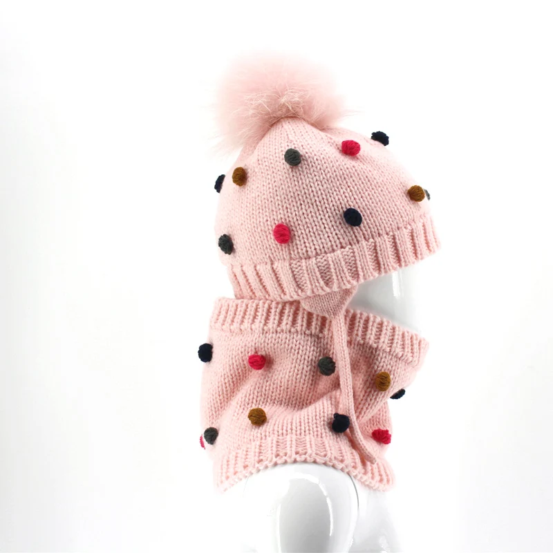 2020 Новая мода зимняя детская шапка и шарф набор совместных с крючком вязаные шапки для маленьких мальчиков девочек детей