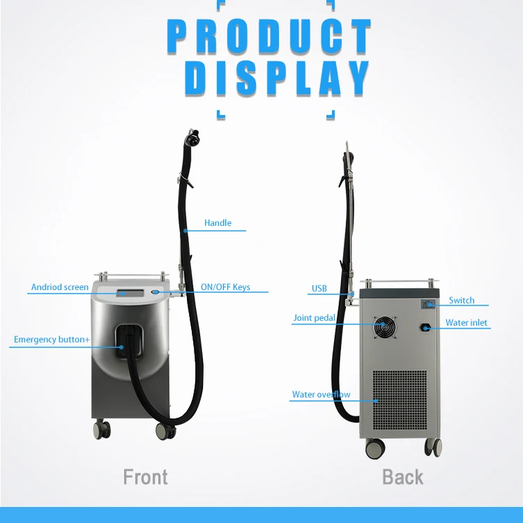 Newest popular equipment cryo chiller beauty air cooler cooling skin system machine for laser treatments