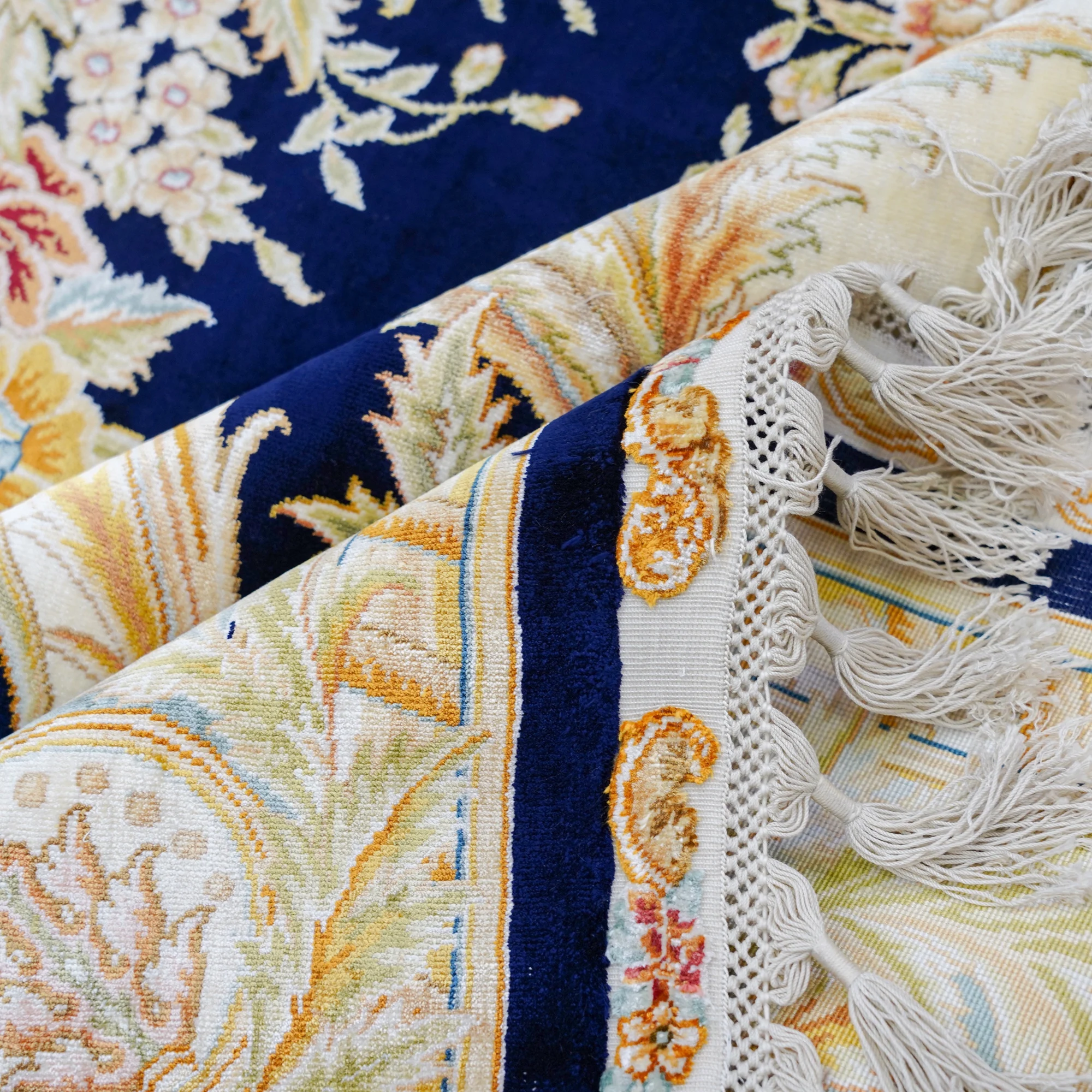 9x12ft Large Vintage Europe Hand Woven  Persian Handmade  Price Customized Turkey Silk Rug