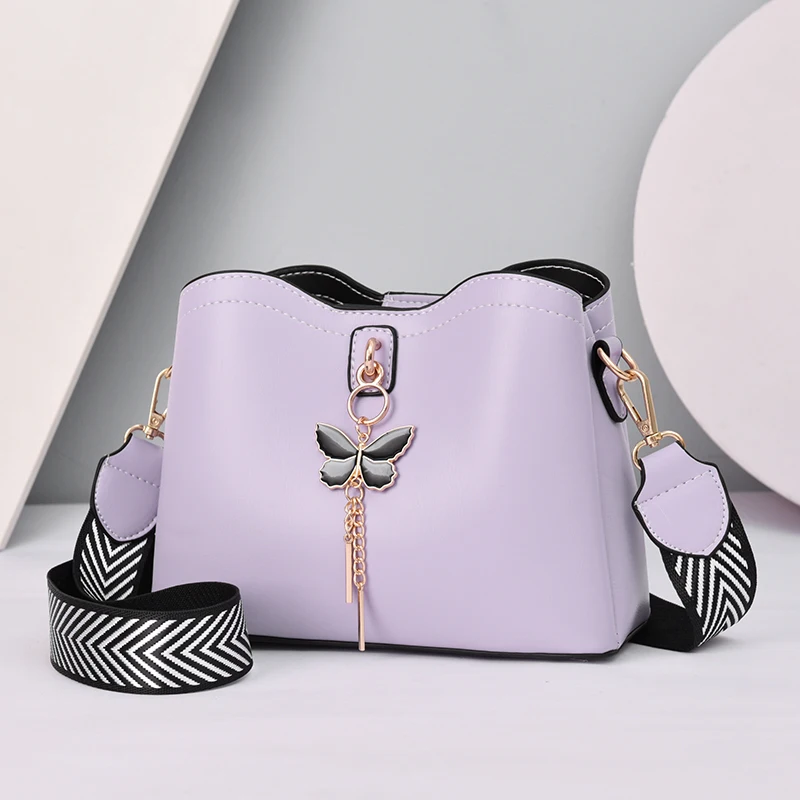 sac a main femme Hot Sales Messenger Bags Cute Pendant Pu Leather Crossbody Bags For Women