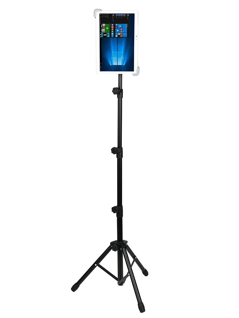 Hot sell metal foldable tablet pc tripod  floor stand holder for ipad pro