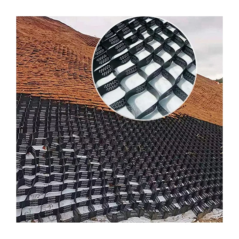 Sustainable Infrastructure Development Harnessing The Strength of HDPE Geocells 50-440mm 150-440mm Soil Control in Road