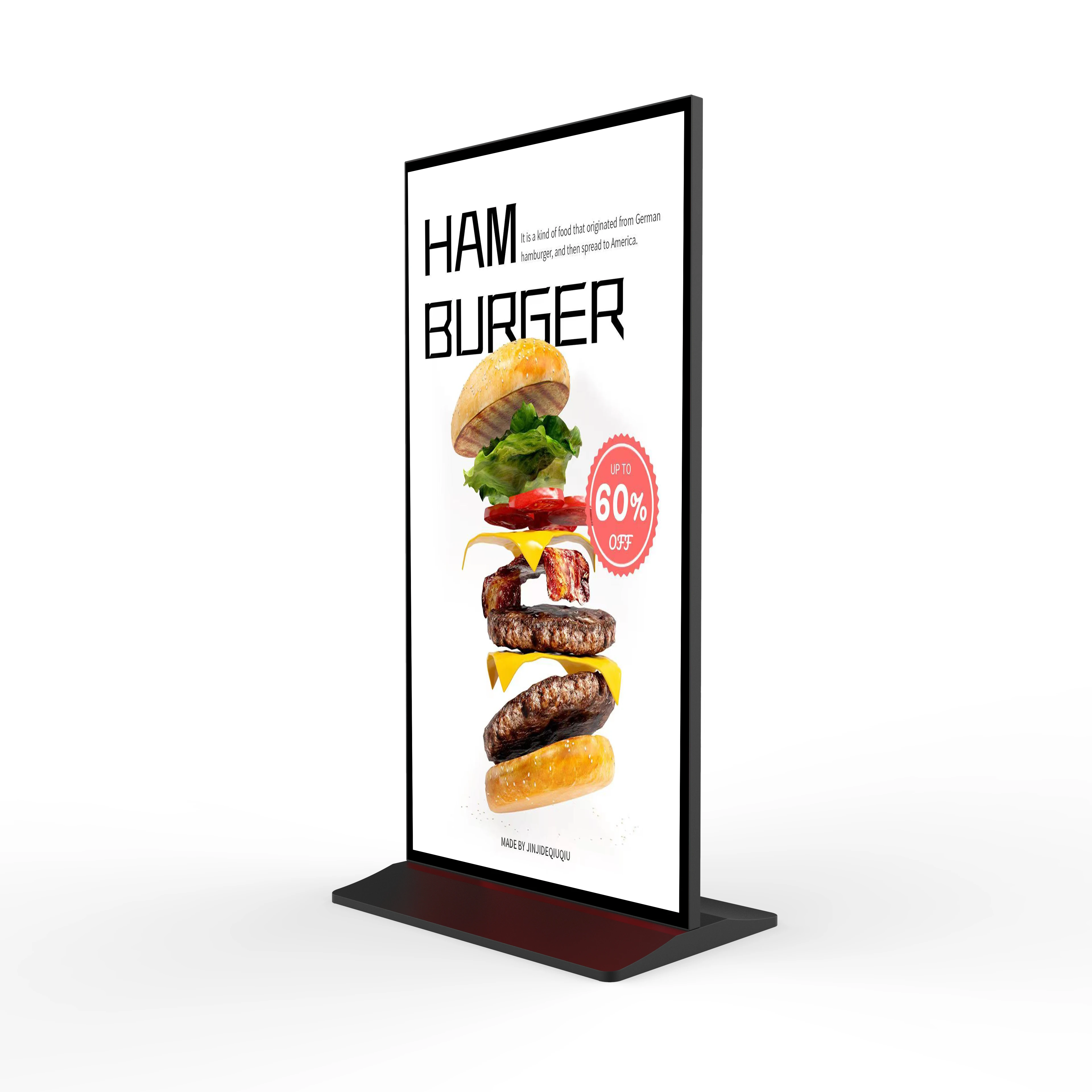 85 полноэкранное рекламное оборудование напольное и дисплеи 55 дюймов Digital Signage
