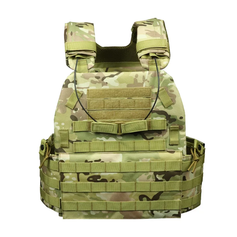 High quality adjustable 900d oxford security vest tactical outdoor survival plate carrier vest