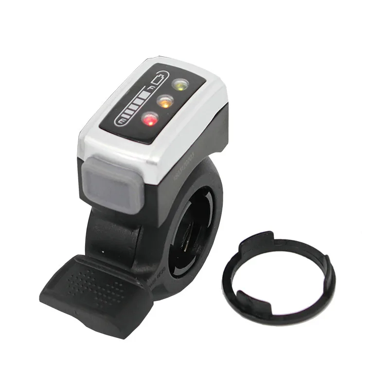 Wuxing 24V 36V 48V Thumb throttle with battery power display and on off switch