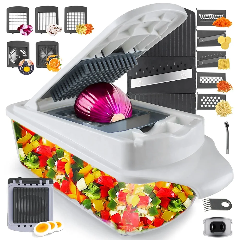 Multifunctional vegetable chopper shredder separator onion cutter mandoline slicer dicer kitchen full vegetable cutter slicer