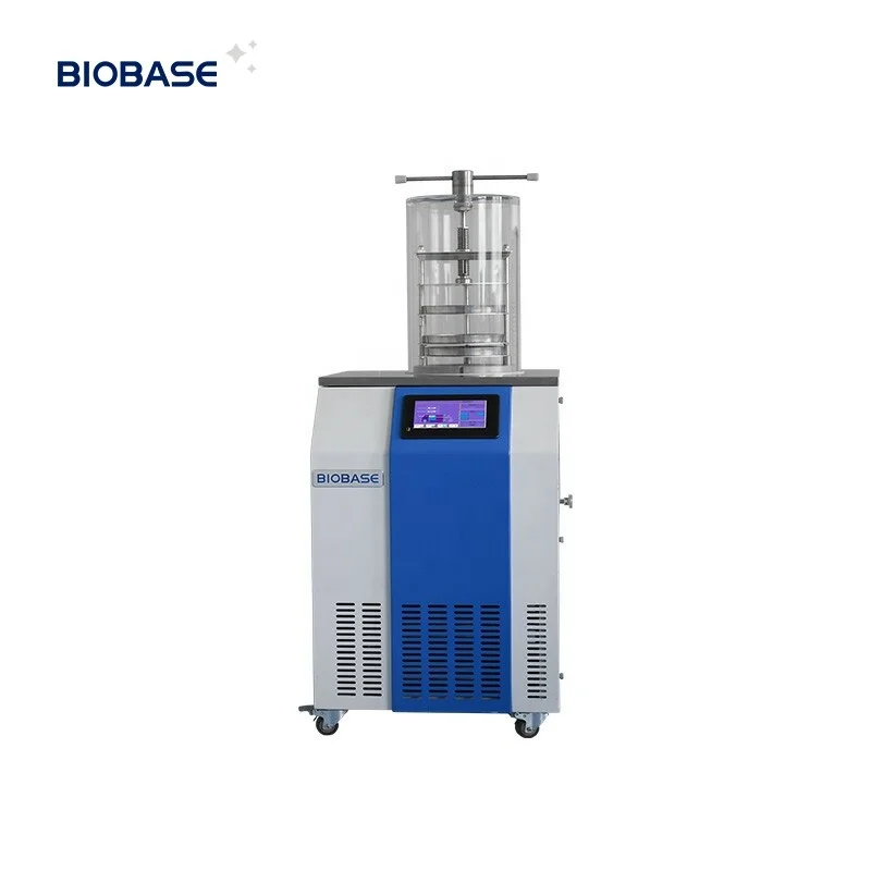 BIOBASE Vertical Freeze Dryer BK-FD18T Drying Equipment Machine LCD Touch Screen -60/80 Degree for Laboratory and Industry