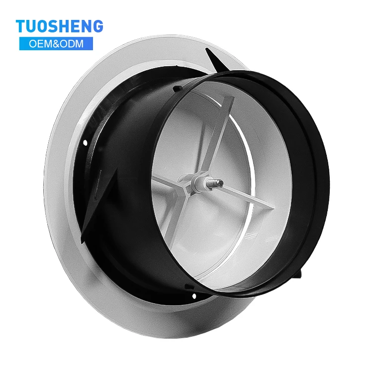 China Supplier Home Hvac System Abs Air Vent Cover Plastic Ventilation Round Air Diffuser